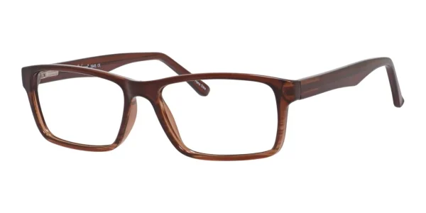 Enhance-3945-Eyeglasses-Brown Image of Enhance EN3945 Eyeglasses Brown against a white background.