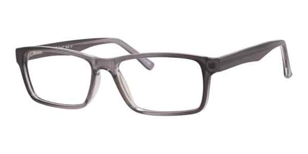 Enhance-3945-Eyeglasses-Grey-Smoke Image of Enhance EN3945 Eyeglasses Grey Smoke against a white background.