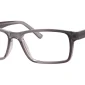 Image of Enhance EN3945 Eyeglasses Grey Smoke against a white background.