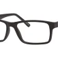 Image of Enhance EN3945 Eyeglasses Matte Black against a white background.