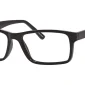 Image of Enhance EN3945 Eyeglasses Shiny Black against a white background.