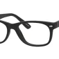 Image of Enhance EN3966 Eyeglasses Matte Black against a white background.