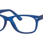 Image of Enhance EN3966 Eyeglasses Matte Cobalt against a white background.