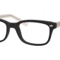 Image of Enhance EN3972 Eyeglasses Matte Black Ice against a white background.
