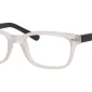 Image of Enhance EN3972 Eyeglasses Matte Ice Black against a white background.