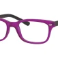 Image of Enhance EN3972 Eyeglasses Matte Purple Black against a white background.