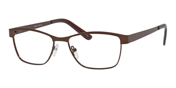 Enhance-3985-Eyeglasses-Satin-Brown Image of Enhance EN3985 Eyeglasses Satin Brown against a white background.