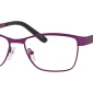 Image of Enhance EN3985 Eyeglasses Satin Fuchsia against a white background.