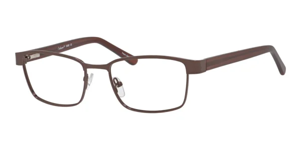 Enhance-3986-Eyeglasses-Satin-Brown Image of Enhance EN3986 Eyeglasses Satin Brown against a white background.