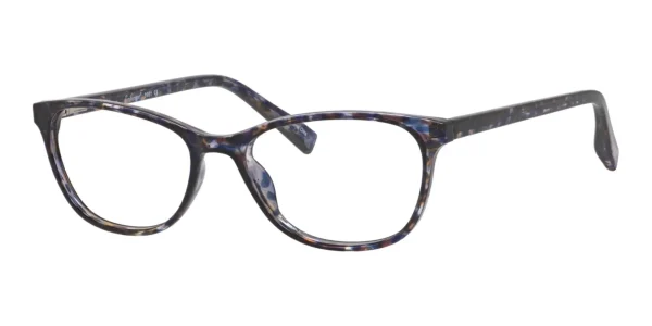Enhance-3991-Eyeglasses-Blue-Amber Image of Enhance EN3991 Eyeglasses Blue Amber against a white background.
