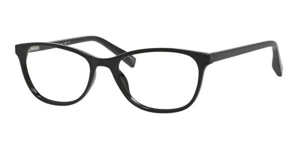 Enhance-3991-Eyeglasses-Shiny-Black Image of Enhance EN3991 Eyeglasses Shiny Black against a white background.