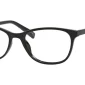 Image of Enhance EN3991 Eyeglasses Shiny Black against a white background.