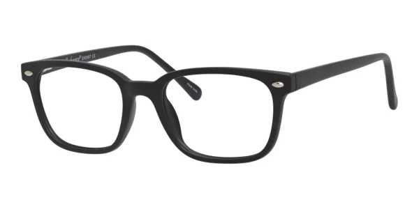 Enhance-3997-Eyeglasses-Matte-Black Image of Enhance EN3997 Eyeglasses Matte Black against a white background.