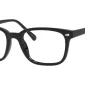 Image of Enhance EN3997 Eyeglasses Shiny Black against a white background.