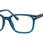 Image of Enhance EN3997 Eyeglasses Shiny Indigo against a white background.