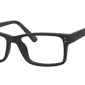 Image of Enhance EN4000 Eyeglasses Matte Black, against a white background.