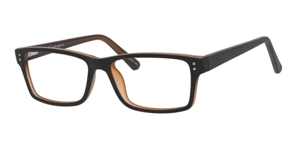 Enhance-4000-Eyeglasses-Matte-Brown Image of Enhance EN4000 Eyeglasses Matte Brown, against a white background.
