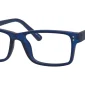 Image of Enhance EN4000 Eyeglasses Matte Cobalt, against a white background.