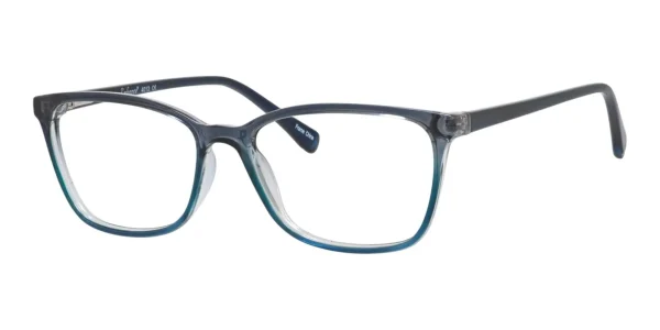 Enhance-4012-Eyeglasses-Blue-Amber Image of Enhance EN4012 Eyeglasses Blue Amber against a white background.