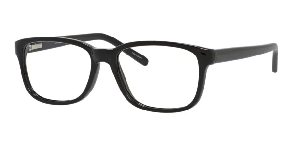 Enhance-4033-Eyeglasses-Shiny-Black Image of Enhance EN4033 Eyeglasses Shiny Black against a white background.