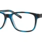 Image of Enhance EN4033 Eyeglasses Shiny Cobalt against a white background.