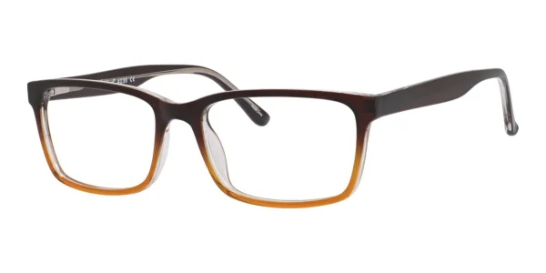 Enhance-4038-Eyeglasses-Brown-Gradient Image of Enhance EN4038 Eyeglasses Brown Gradient against a white background.