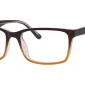 Image of Enhance EN4038 Eyeglasses Brown Gradient against a white background.