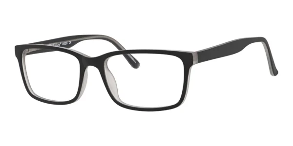 Enhance-4038-Eyeglasses-Matt-Black-Crystal Image of Enhance EN4038 Eyeglasses Matte Black Crystal against a white background.