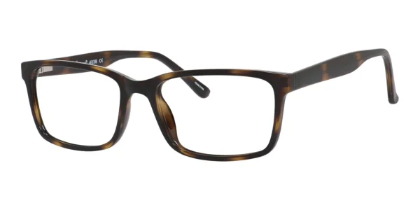 Image of Enhance EN4038 Eyeglasses Tortoise against a white background.
