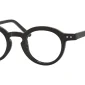 Image of Enhance EN4073 Eyeglasses Black, against a white background.