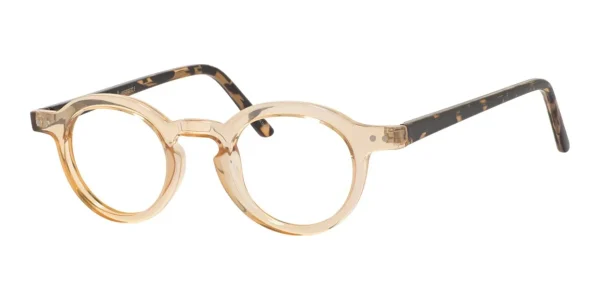 Enhance-4073-Eyeglasses-Wheat Image of Enhance EN4073 Eyeglasses Wheat against a white background.