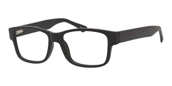 Enhance-4075-Eyeglasses-Matte-Black Image of Enhance EN4075 Eyeglasses Matte Black, against a white background.