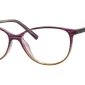Image of Enhance EN4080 Eyeglasses Purple Mix, against a white background.