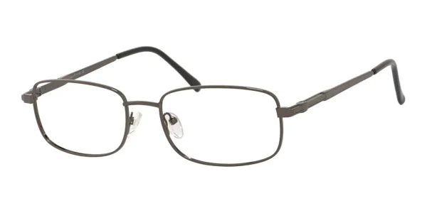 Enhance-4106-Eyeglasses-Gunmetal Image of Enhance EN4106 Eyeglasses Gunmetal, against a white background.