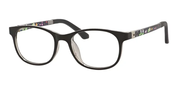 Enhance-4132-Eyeglasses-Black-Crystal Image of Enhance EN4132 Eyeglasses Black Crystal, against a white background.