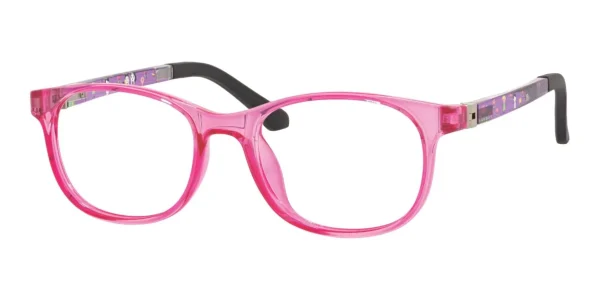Enhance-4132-Eyeglasses-Pink-Crystal Image of Enhance EN4132 Eyeglasses Pink Crystal, against a white background.