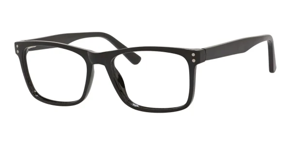 Enhance-4139-Eyeglasses-Black Image of Enhance EN4139 Eyeglasses Black, against a white background.