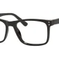 Image of Enhance EN4139 Eyeglasses Black, against a white background.
