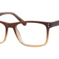 Image of Enhance EN4139 Eyeglasses Brown Fade, against a white background.