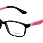 Image of Enhance EN4143 Eyeglasses Black Pink, against a white background.