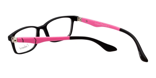 Enhance-4143-Eyeglasses-Black-Pink-d Image number 4 of Enhance EN4143 Eyeglasses Black Pink, against a white background.