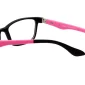 Image number 4 of Enhance EN4143 Eyeglasses Black Pink, against a white background.