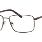 Image of Enhance EN4161 Eyeglasses Brown, against a white background.