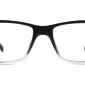 Front view of Enhance EN3905 Eyeglasses Black Fade, against a white background.