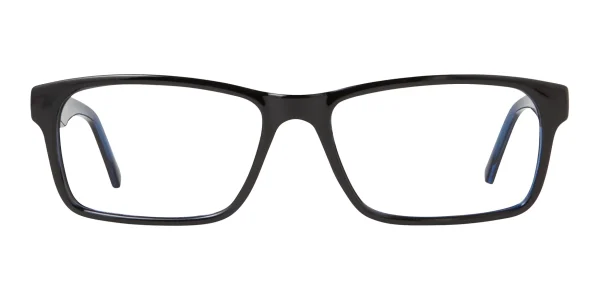 Enhance EN3945 Eyeglasses Black Sapphire, photographed against a white background.