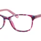 Image of Enhance EN4100 Eyeglasses Pink Blue Marble, against a white background.