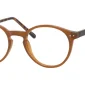 Image of Enhance EN4137 Eyeglasses Amber Tortoise, against a white background.