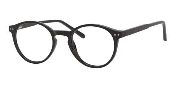 Enhance-EN4137-Eyeglasses-Black Image of Enhance EN4137 Eyeglasses Black, against a white background.