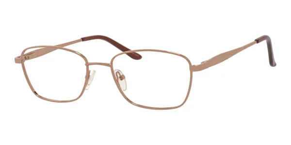 Enhance-EN4158-Eyeglasses-Light-Brown Image of Enhance EN4158 Eyeglasses Light Brown, against a white background.