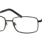 Image of Enhance EN4178 Eyeglasses Matte Black, against a white background.